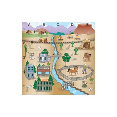 bee-bot/blue-bot wild west mat